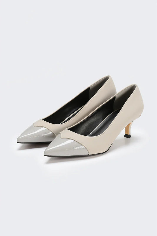 Ophelia Pointed Toe Kitten Heels