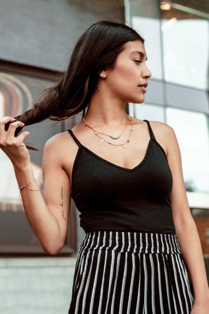 Striped Skirt and Top